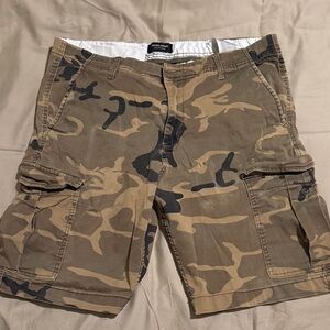Polo by Ralph Lauren Brown Camouflage Cargo Shorts